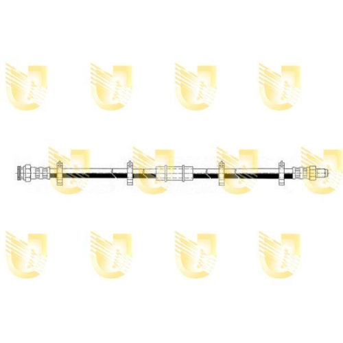 Bremsschlauch Unigom 372812 für Fiat Innocenti Vorne