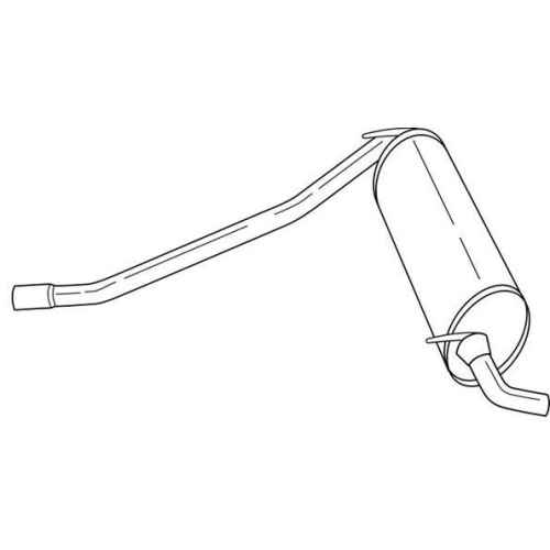 Endschalld&auml;mpfer Sigam 12602 f&uuml;r Fiat Hinten