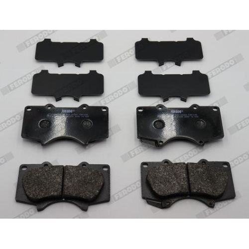 Bremsbelagsatz Scheibenbremse Ferodo FDB1698 Premier Eco Friction für Mitsubishi