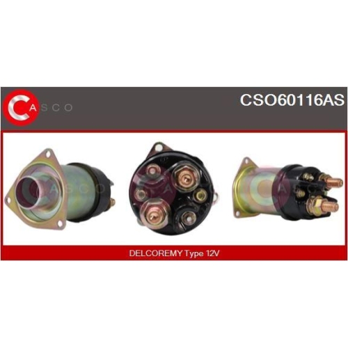 Solenoid Switch Starter Casco CSO60116AS Brand New Hq for Ford