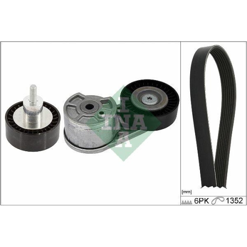 Keilrippenriemensatz Schaeffler Ina 529 0549 10 f&uuml;r Ford