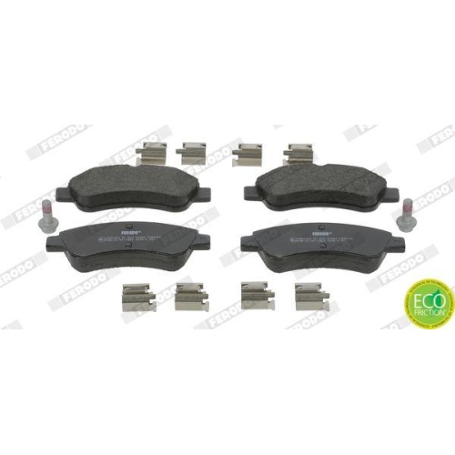 Bremsbelagsatz Scheibenbremse Ferodo FDB4066 Premier Eco Friction f&uuml;r Citro&euml;n DS