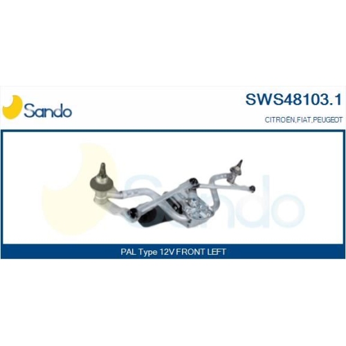 Scheibenreinigungsanlage Sando SWS48103.1 für Citroën/peugeot Vorne