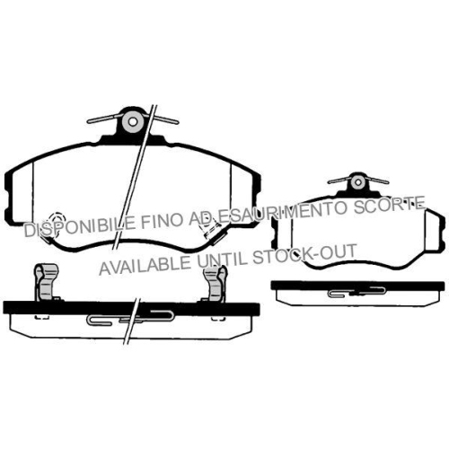 Bremsbelagsatz Scheibenbremse Raicam RA.0740.0 f&uuml;r Hyundai Vorderachse
