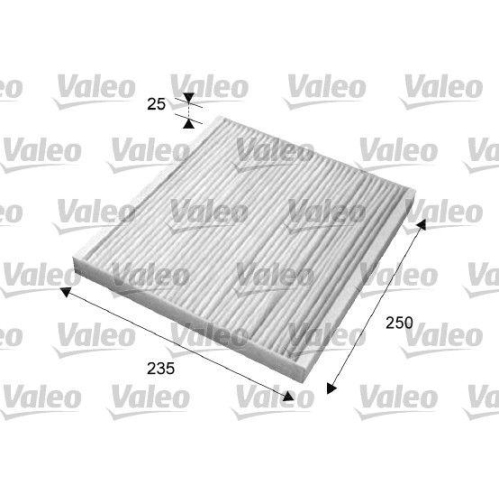 Filter Innenraumluft Valeo 715636 Valeo Essential f&uuml;r Citro&euml;n Fiat Iveco Opel