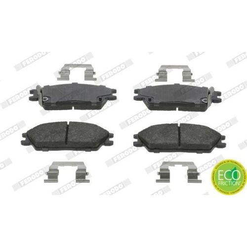 Brake Pad Set Disc Brake Ferodo FDB4076 Premier Eco Friction for Hyundai
