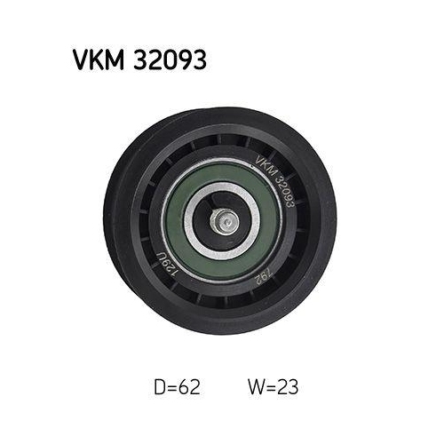 Umlenk /f&uuml;hrungsrolle Keilrippenriemen Skf VKM 32093 f&uuml;r Alfa Romeo Fiat Lancia