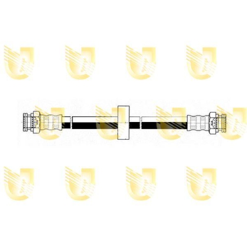 Bremsschlauch Unigom 372827 für Fiat Hinten