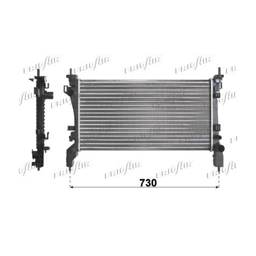 K&uuml;hler Motork&uuml;hlung Frigair 0104.3154 f&uuml;r Alfarome/fiat/lanci Citro&euml;n/peugeot