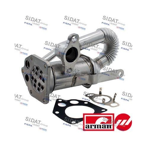 Cooler Exhaust Gas Recirculation Sidat 83.2071AS Arman for Renault Dacia