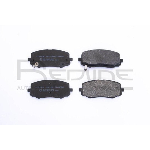 Bremsbelagsatz Scheibenbremse Red-line 27HY090 f&uuml;r Hyundai Vorderachse