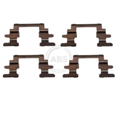 Zubehörsatz Scheibenbremsbelag A.b.s. 1236Q für Citroën Mitsubishi Peugeot