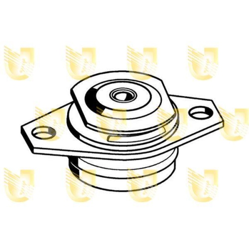 Lagerung Motor Unigom 395374 f&uuml;r Fiat Hinten