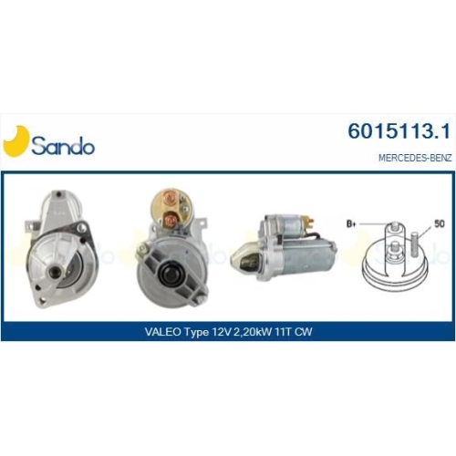 Starter Sando 6015113.1 f&uuml;r Mercedes Benz Mercedes Benz Mercedes Benz
