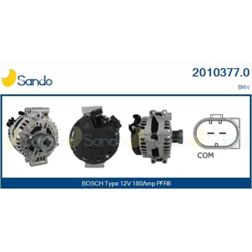 Generator Sando 2010377.0 f&uuml;r Bmw