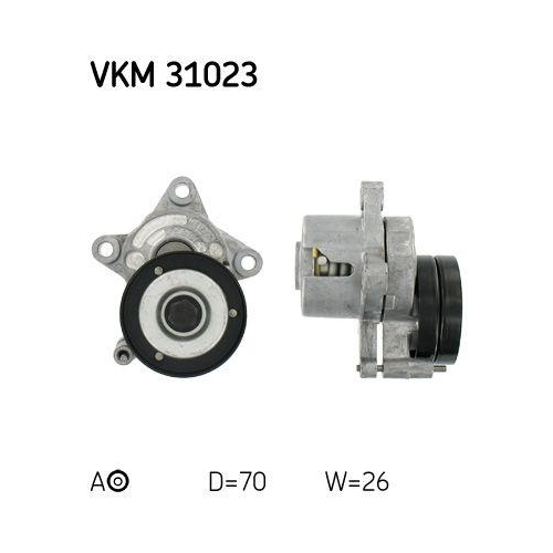 Riemenspanner Keilrippenriemen Skf VKM 31023 für Audi Seat Skoda VW Oben