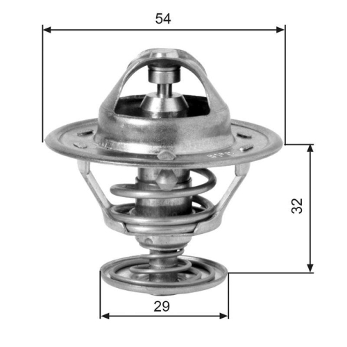 Thermostat K&uuml;hlmittel Gates TH10981G1 f&uuml;r Alfa Romeo Daimler Fiat Ford Jaguar VW