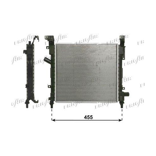 Kühler Motorkühlung Frigair 01053079 für Ford Für Fahrzeuge Mit Klimaanlage