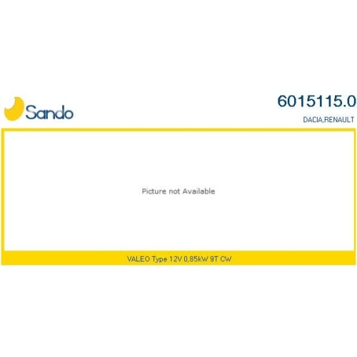 Starter Sando 6015115.0 für Mitsubishi Nissan Renault
