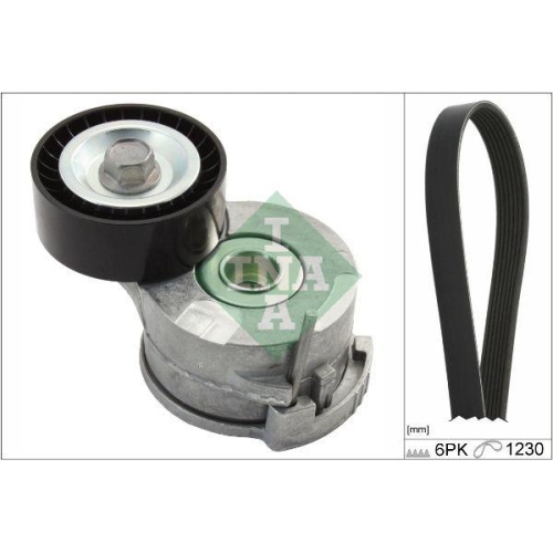 Keilrippenriemensatz Schaeffler Ina 529 0292 10 f&uuml;r Citro&euml;n Opel Peugeot