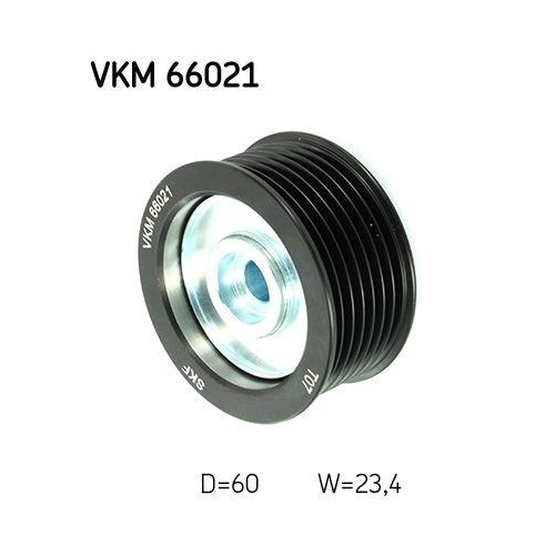 Umlenk /f&uuml;hrungsrolle Keilrippenriemen Skf VKM 66021 f&uuml;r Suzuki Unten
