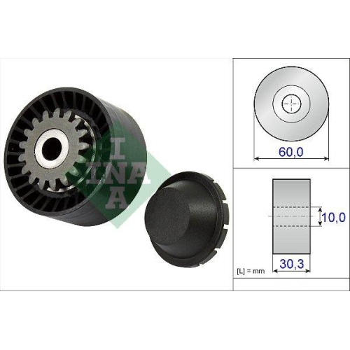 Spannrolle Keilrippenriemen Schaeffler Ina 531 0811 10 für Renault Dacia