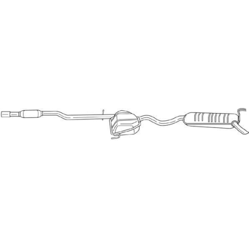 Endschalld&auml;mpfer Sigam 12688 f&uuml;r Fiat