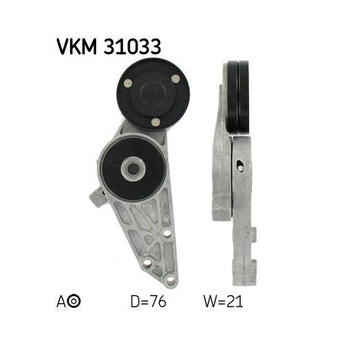 Riemenspanner Keilrippenriemen Skf VKM 31033 f&uuml;r Audi Seat Skoda VW Vw (faw)