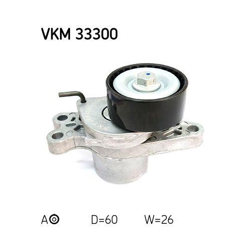 Riemenspanner Keilrippenriemen Skf VKM 33300 für Citroën Peugeot Links Oben