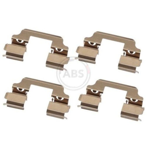 Zubehörsatz Scheibenbremsbelag A.b.s. 1828Q für Hinterachse Vorderachse