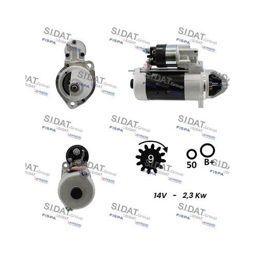 Starter Sidat S12BH0185A2 f&uuml;r