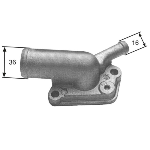 Thermostat K&uuml;hlmittel Gates TH12087G1 f&uuml;r Fiat Innocenti Lancia