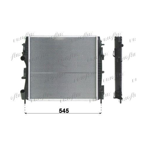 K&uuml;hler Motork&uuml;hlung Frigair 0109.3092 f&uuml;r Renault F&uuml;r Fahrzeuge Ohne Klimaanlage