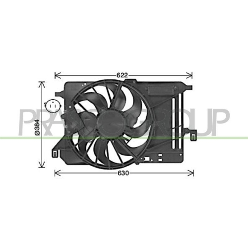 L&uuml;fter Motork&uuml;hlung Prasco FD428F001 Prascoselection f&uuml;r Ford