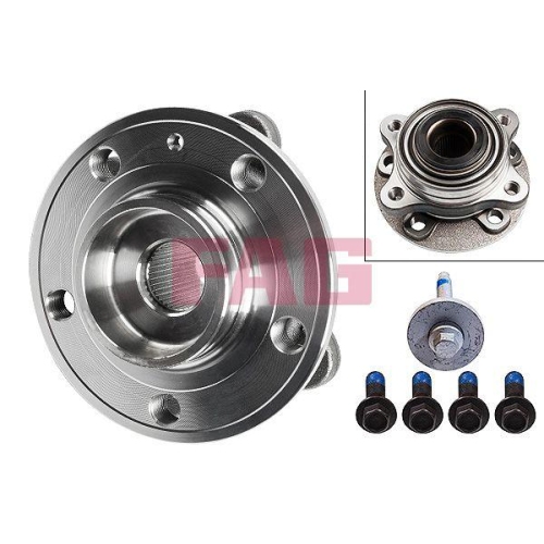 Radlagersatz Schaeffler Fag 713 6186 10 f&uuml;r Volvo Vorderachse