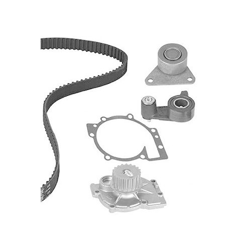 Wasserpumpe + Zahnriemensatz Graf KP1019-4 f&uuml;r Volvo