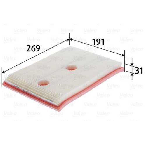 Luftfilter Valeo 585431 für Audi Seat Skoda VW Cupra