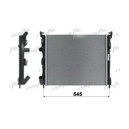 Kühler Motorkühlung Frigair 0109.3093 für Lada Renault