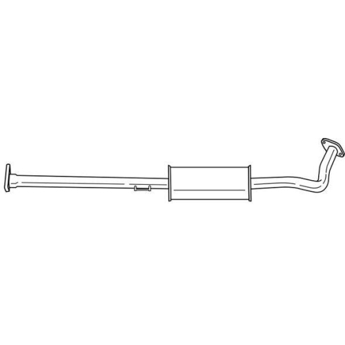 Mittelschalld&auml;mpfer Sigam 23446 f&uuml;r Honda