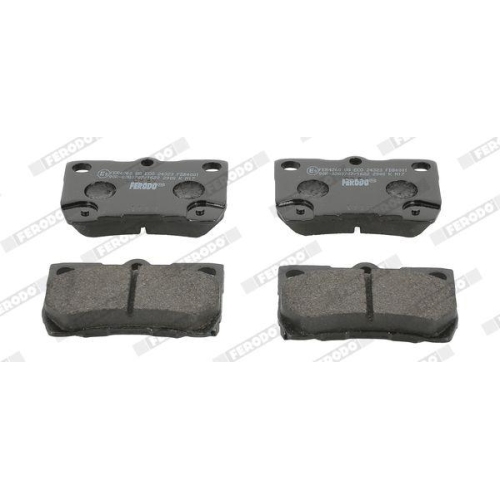 Bremsbelagsatz Scheibenbremse Ferodo FDB4001 Premier Eco Friction f&uuml;r Toyota