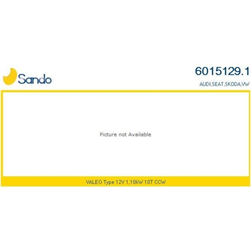 Starter Sando 6015129.1 f&uuml;r Vag