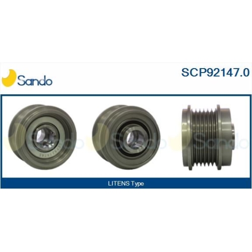 Riemenscheibe Generator Sando SCP92147.0 f&uuml;r Ford