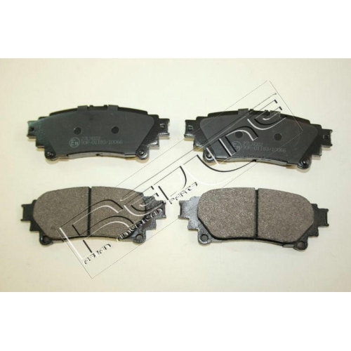 Bremsbelagsatz Scheibenbremse Red-line 27LX022 f&uuml;r Toyota Lexus Hinterachse