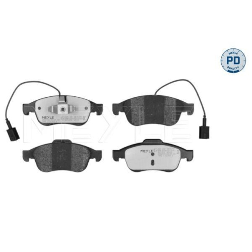 Bremsbelagsatz Scheibenbremse Meyle 0252453819PD f&uuml;r Alfa Romeo Fiat Vorderachse