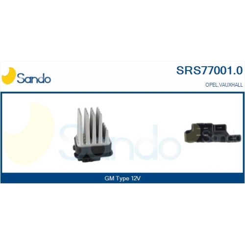 Widerstand Innenraumgebl&auml;se Sando SRS77001.0 f&uuml;r General Motors