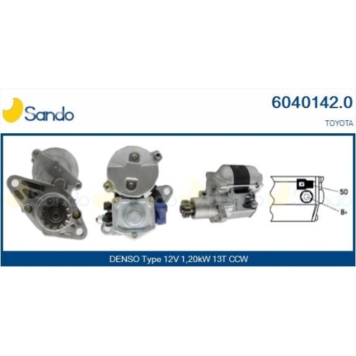 Starter Sando 6040142.0 für Toyota