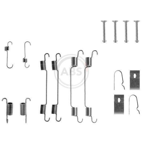 Zubeh&ouml;rsatz Bremsbacken A.b.s. 0722Q f&uuml;r Subaru Suzuki Hinterachse