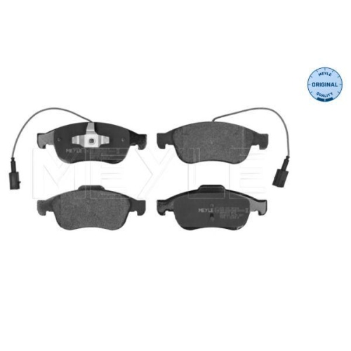 Bremsbelagsatz Scheibenbremse Meyle 0252453819W Meyle-original: True To Oe. f&uuml;r