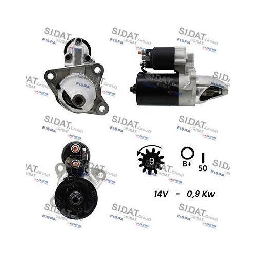 Starter Sidat S12BH0256A2 f&uuml;r MG Rover