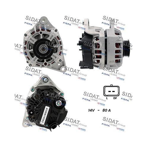Generator Sidat A12VA1182A2 f&uuml;r Nissan